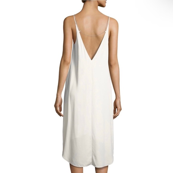 NEW T BY ALEXANDER WANG IVORY CHAIN DETAIL DRESS - Picture 5 of 9